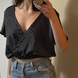 Polka Dot Urban Outfitters Blouse